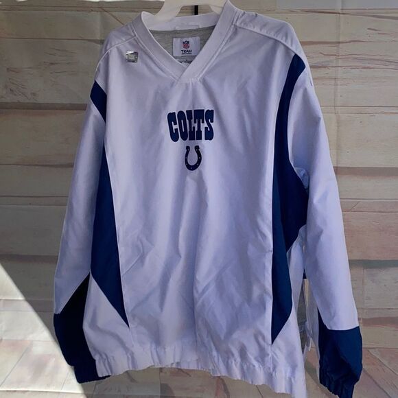 Adults NWT Colts NFL pullover windbreaker sz Lg - Picture 2 of 6